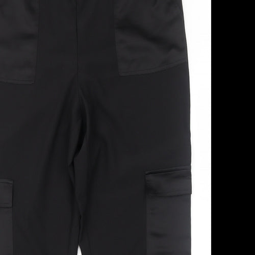 Capsule Womens Black Polyester Trousers Size 20 Regular