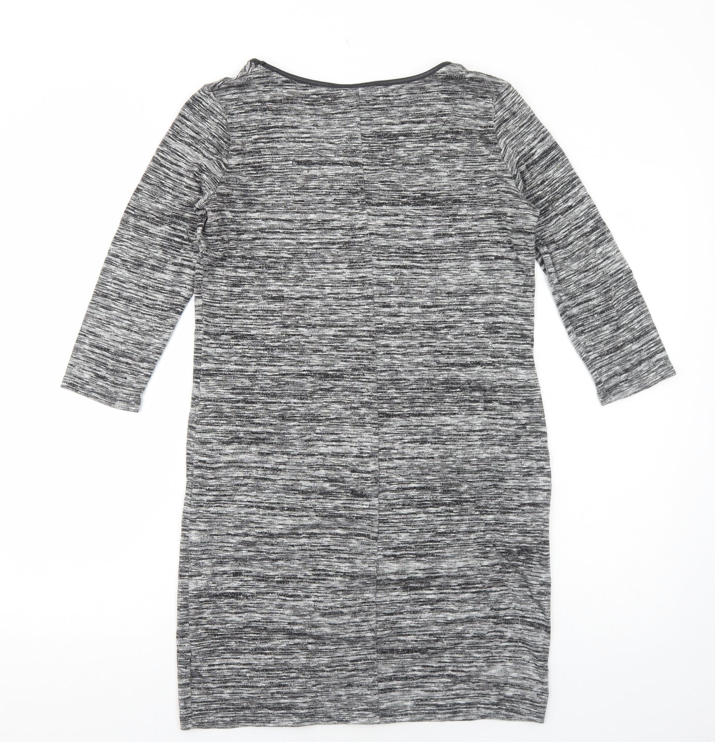 TU Womens Grey Viscose A-Line Size 14 Round Neck Pullover