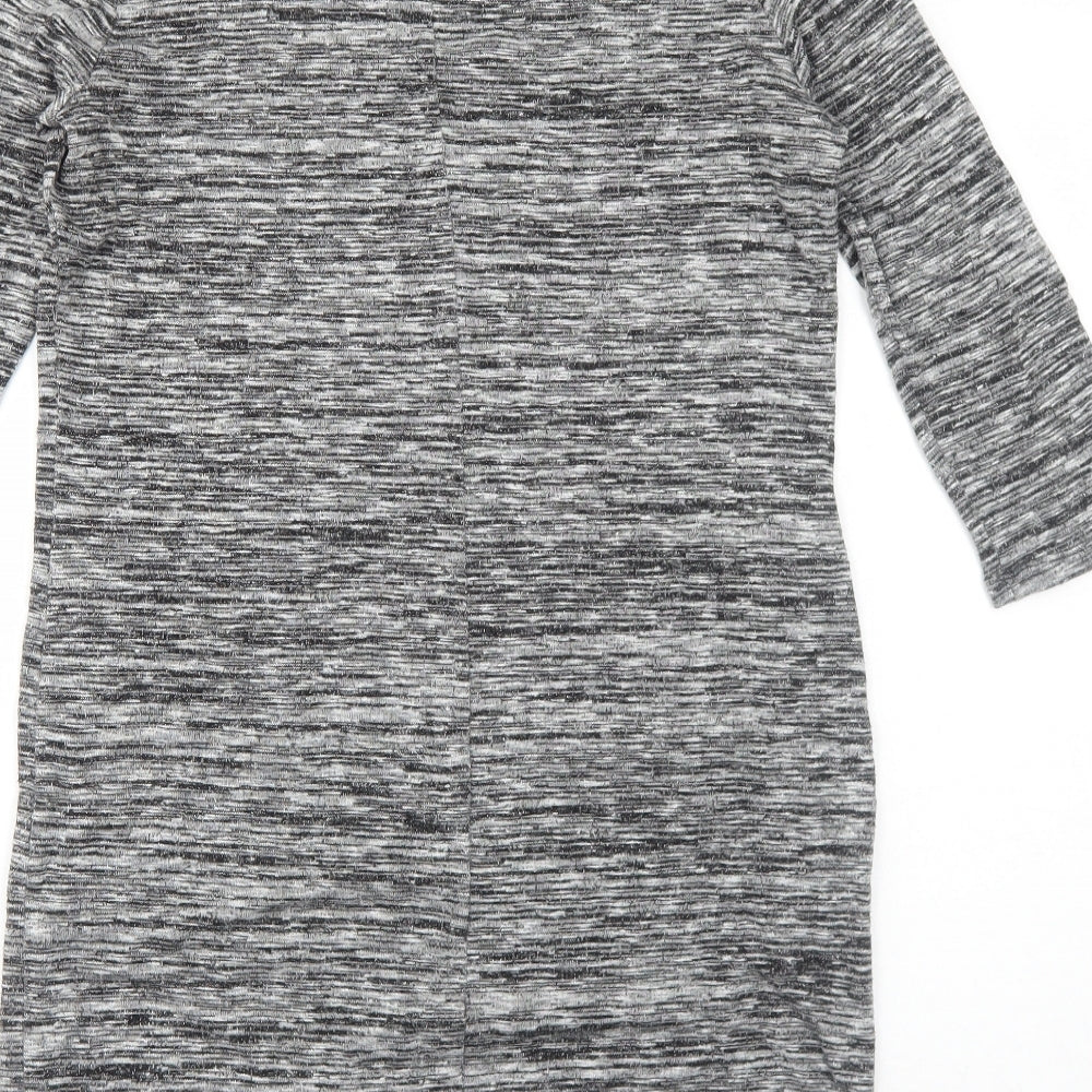TU Womens Grey Viscose A-Line Size 14 Round Neck Pullover