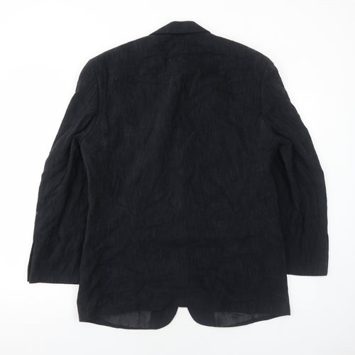 Marks and Spencer Mens Blue Cotton Jacket Blazer Size 40 Regular