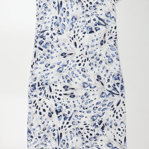 Marks and Spencer Womens Multicoloured Geometric Cotton Top Dress Size XS