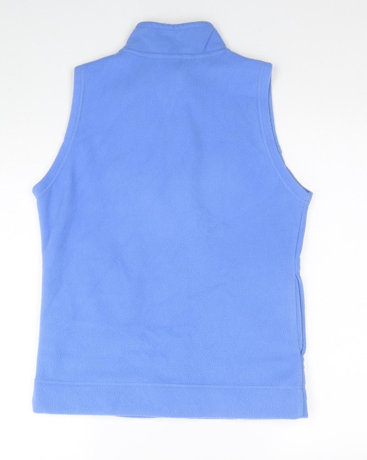 EWM Womens Blue Gilet Jacket Size 10 Zip - Size 10-12