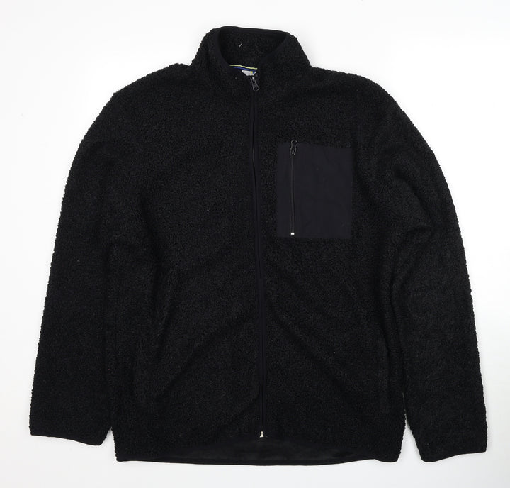 Larsson&Co Womens Black Jacket Size L Zip
