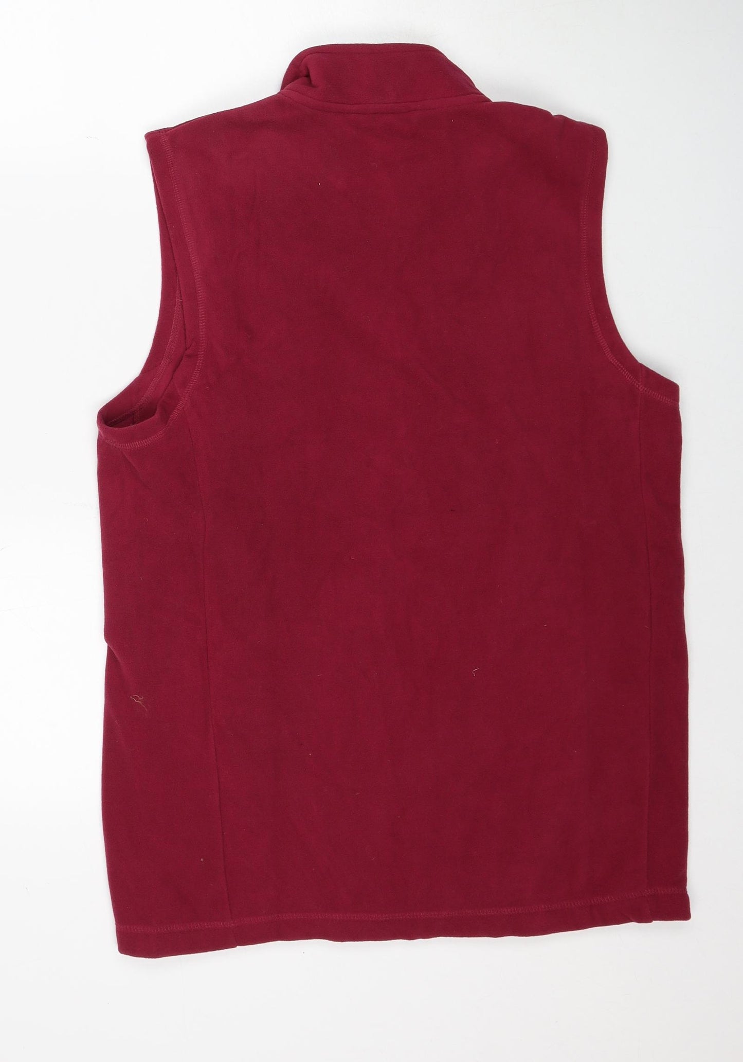 Cotton Traders Womens Red Gilet Jacket Size M Zip