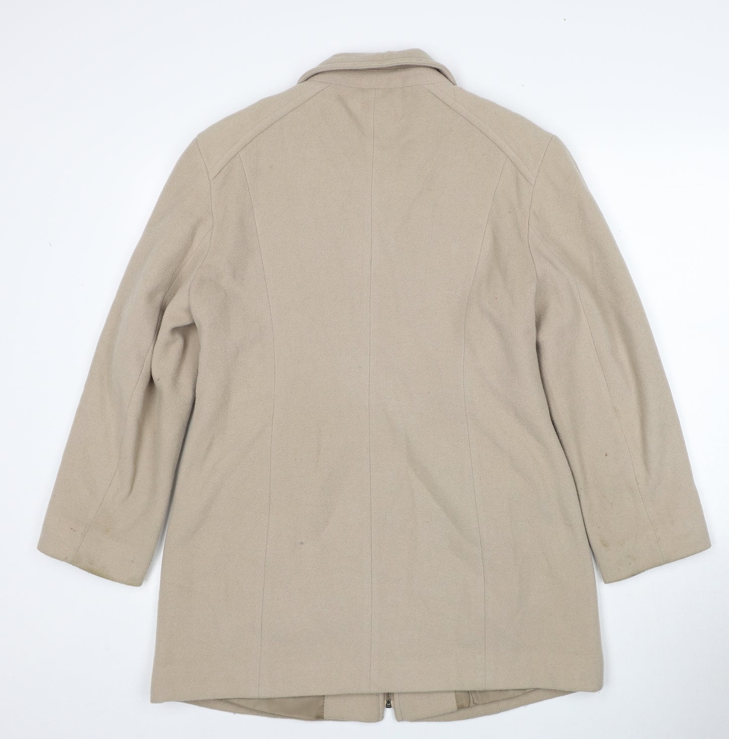 Klass Womens Beige Jacket Size 10 Zip