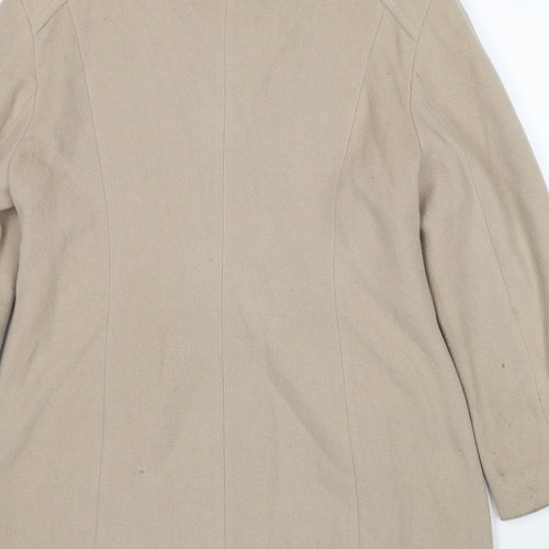 Klass Womens Beige Jacket Size 10 Zip