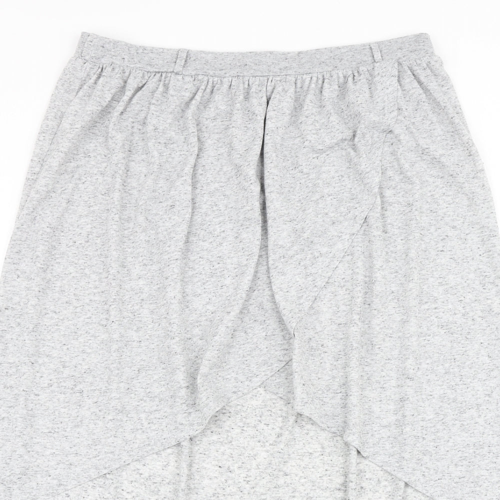 Primark Womens Grey Polyester Swing Skirt Size 18