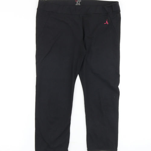 H&M Womens Black Polyester Jogger Leggings Size M