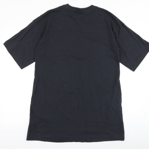 Topshop Mens Grey Cotton T-Shirt Size XS Round Neck