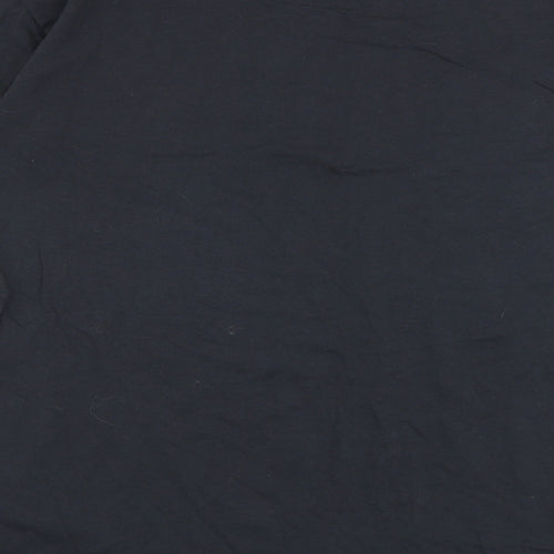 Topshop Mens Grey Cotton T-Shirt Size XS Round Neck
