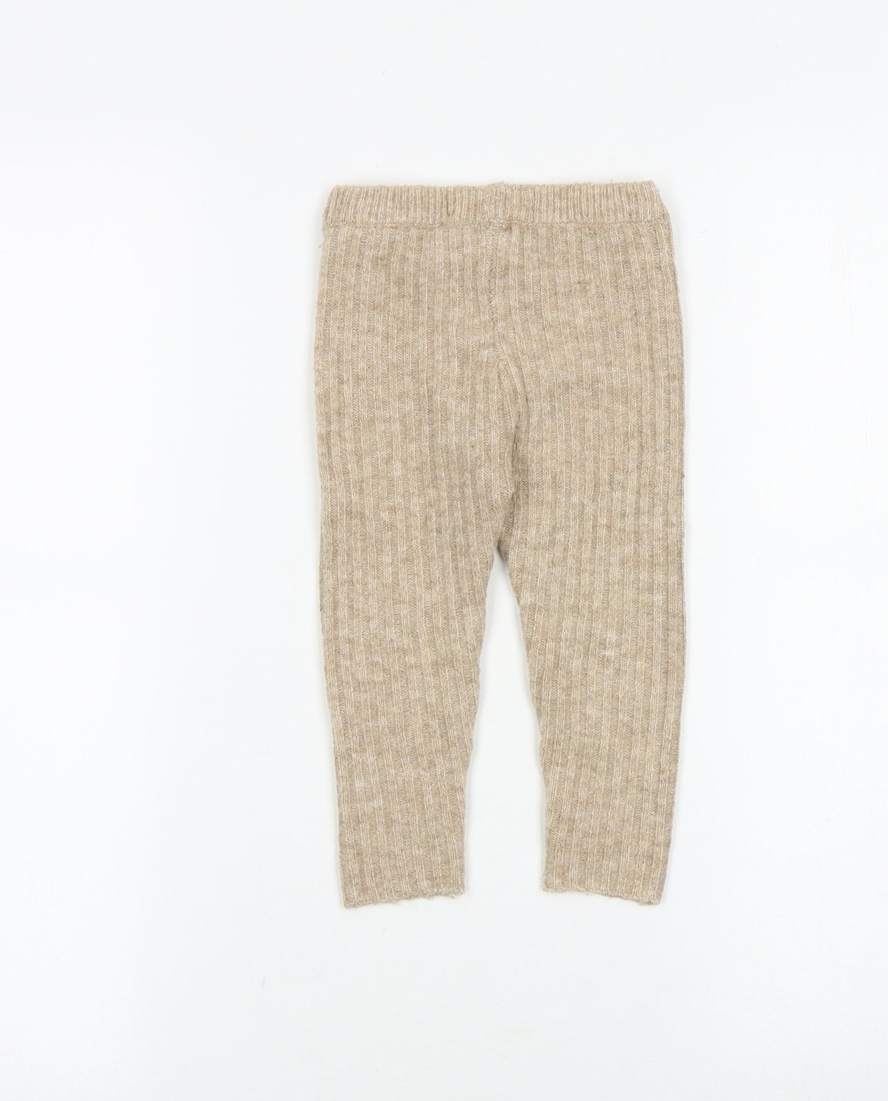 Zara Baby Brown Acrylic Jogger Leggings Size 12-18 Months Pullover