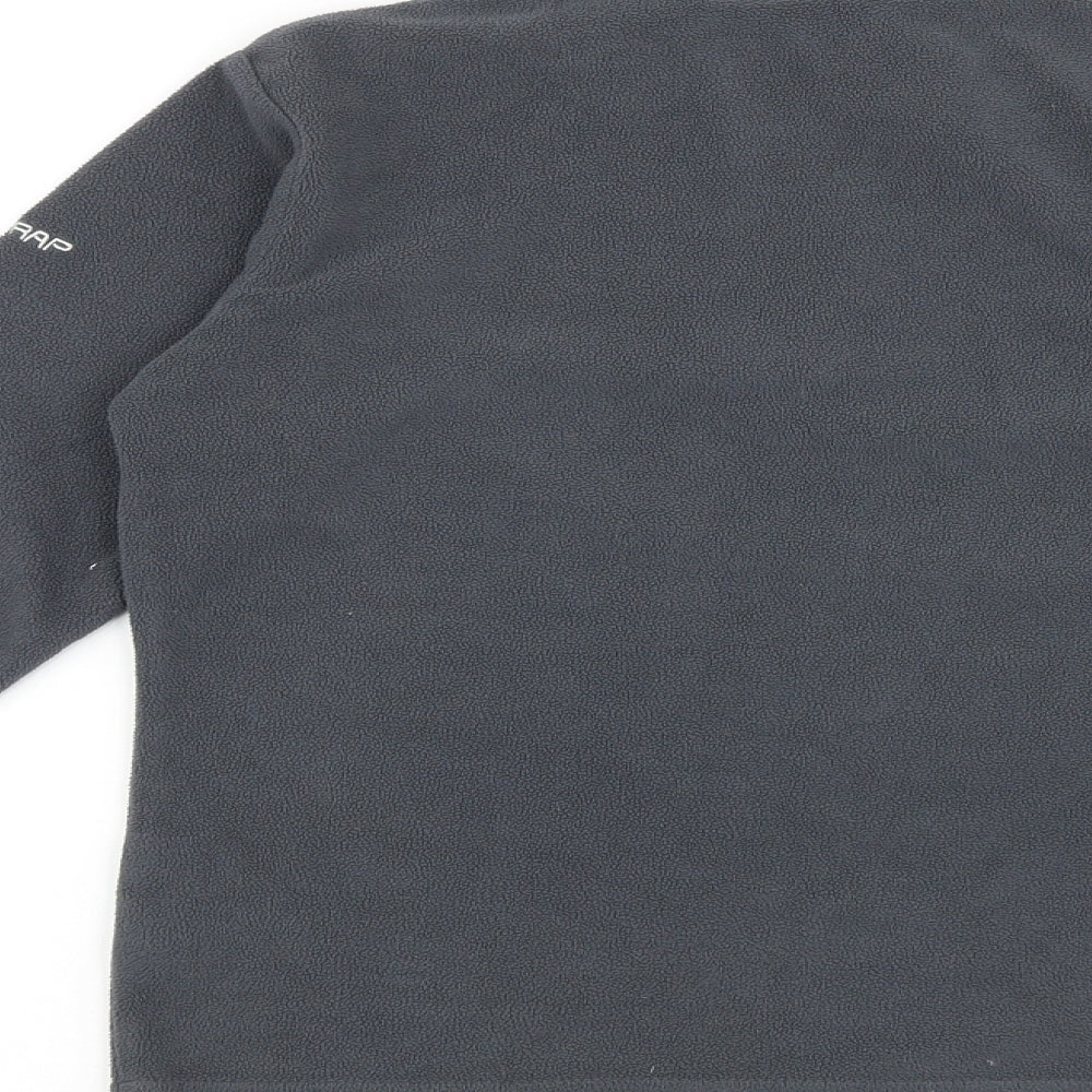 Trespass Girls Grey Polyester Pullover Sweatshirt Size 9-10 Years Zip