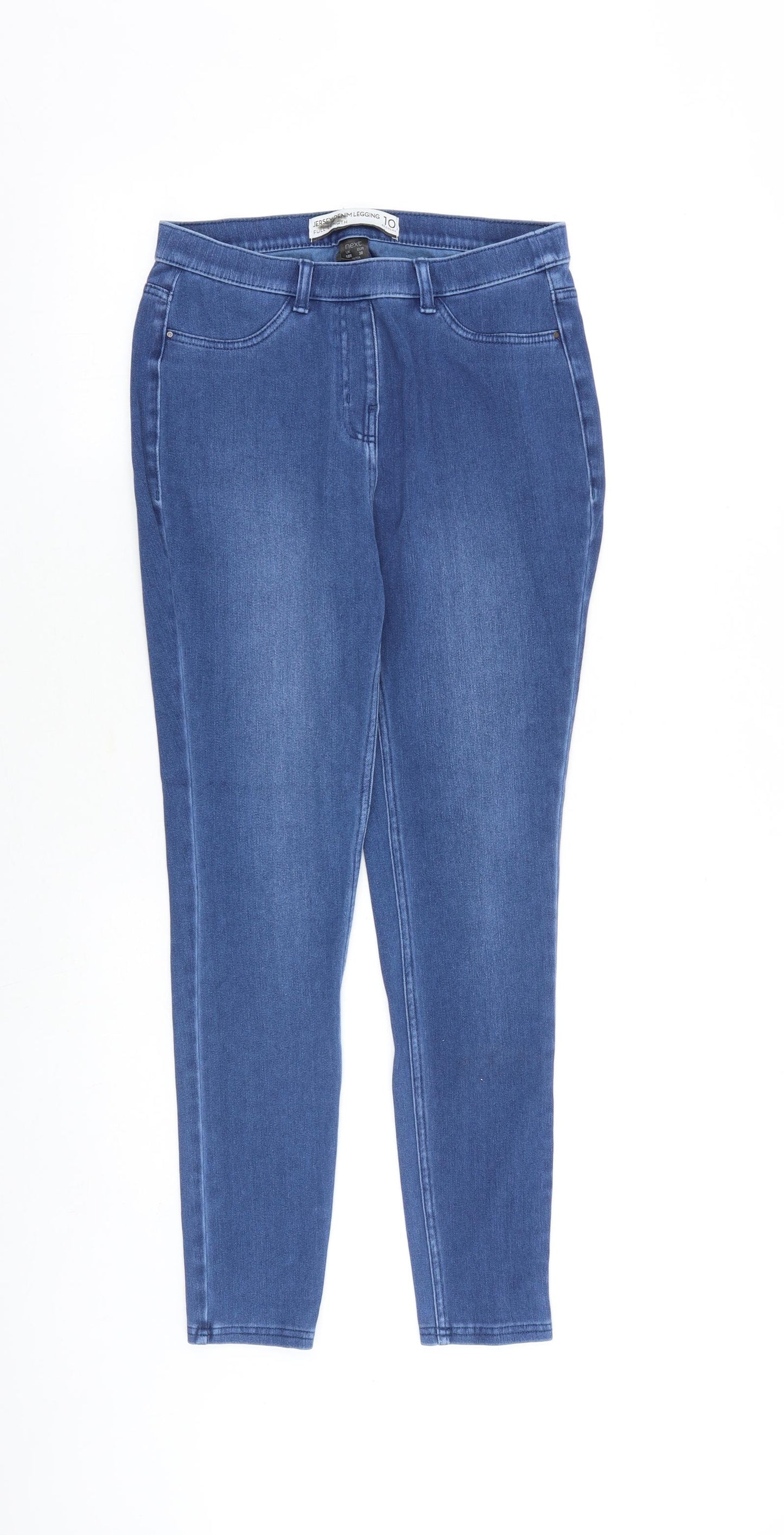 NEXT Womens Blue Cotton Jegging Jeans Size 10 Slim
