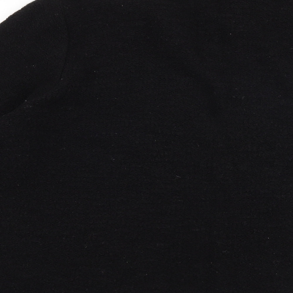 Eastex Womens Black Collared Acrylic Cardigan Jumper Size L