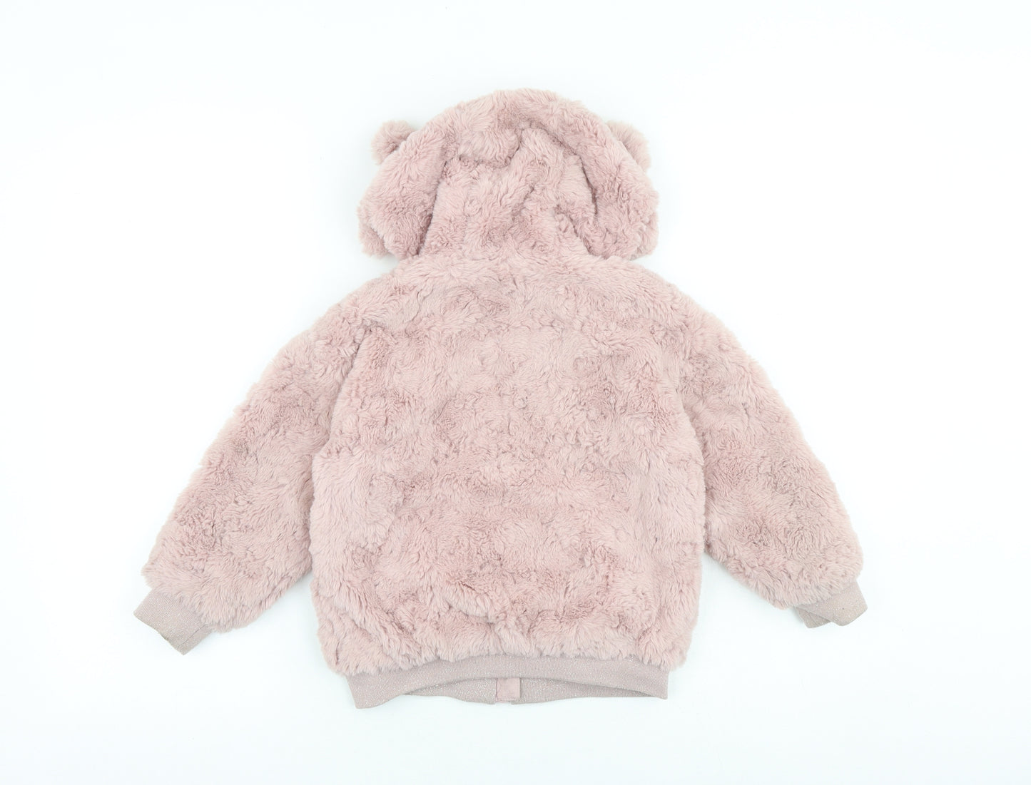 Nutmeg Girls Pink Jacket Size 4-5 Years Zip