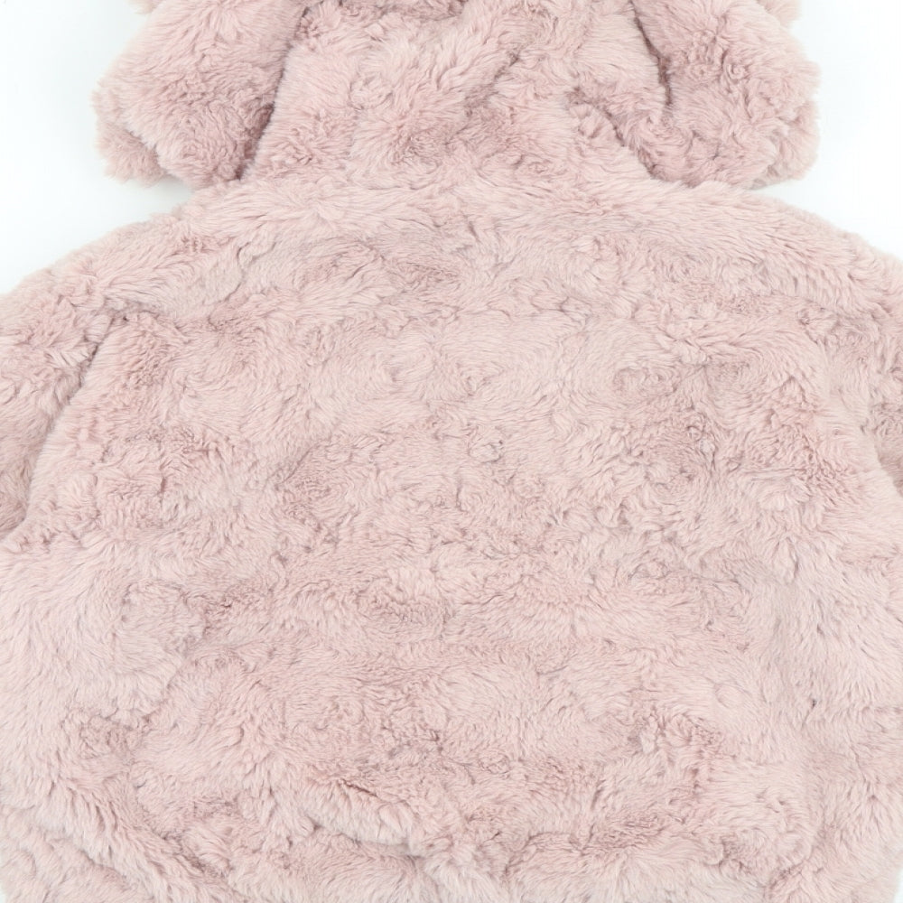 Nutmeg Girls Pink Jacket Size 4-5 Years Zip