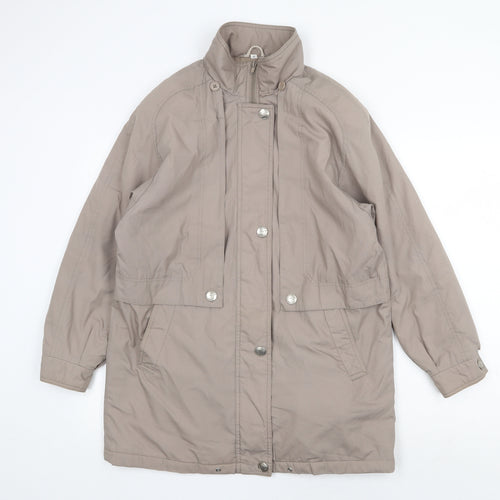 Telemac Womens Grey Jacket Size 10 Zip