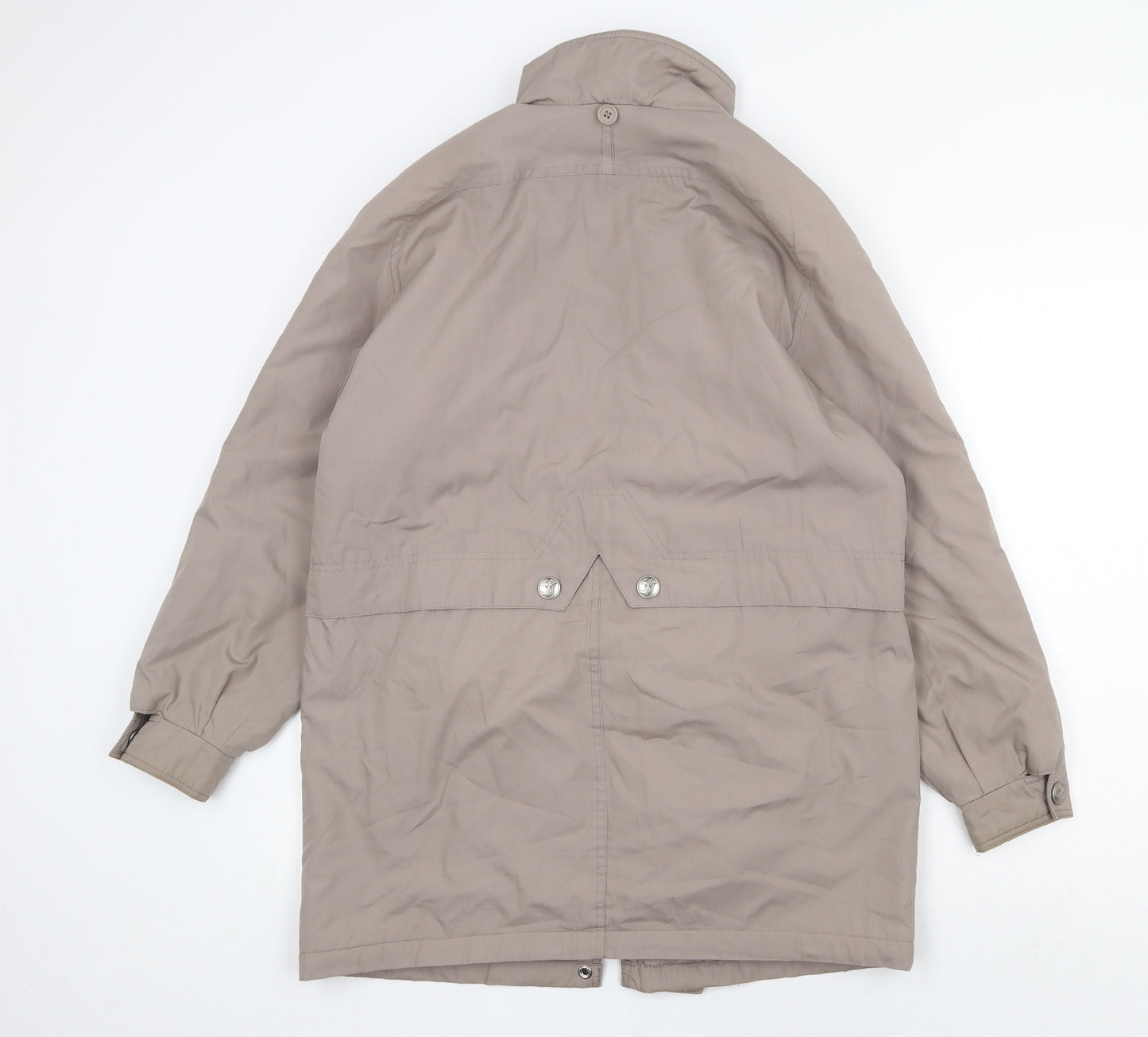 Telemac Womens Grey Jacket Size 10 Zip