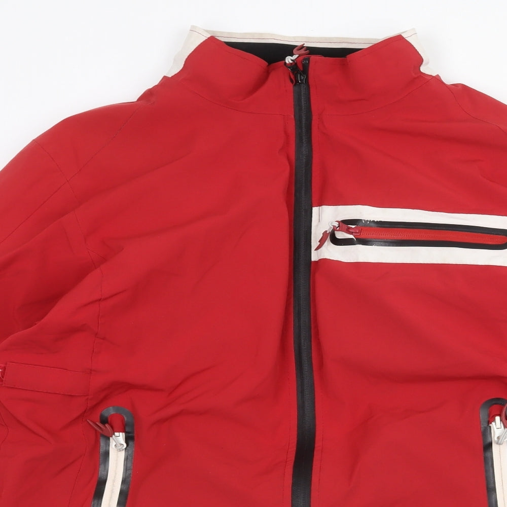 Ben Ross Womens Red Jacket Size L Zip