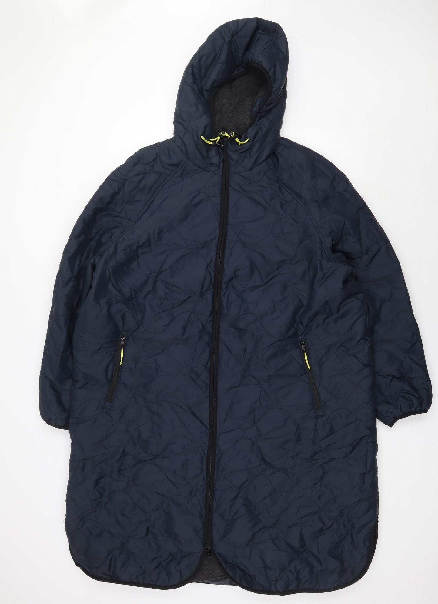 Marks and Spencer Womens Blue Rain Coat Coat Size 20 Zip