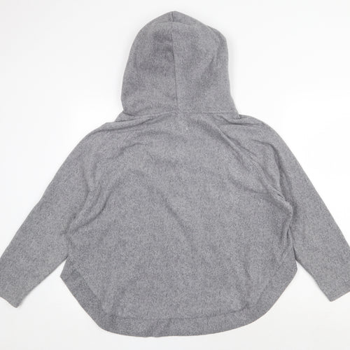 NEXT Womens Grey Polyester Pullover Hoodie Size S Pullover