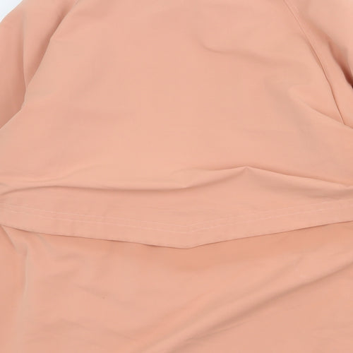 Marks and Spencer Womens Orange Anorak Coat Size 10 Zip