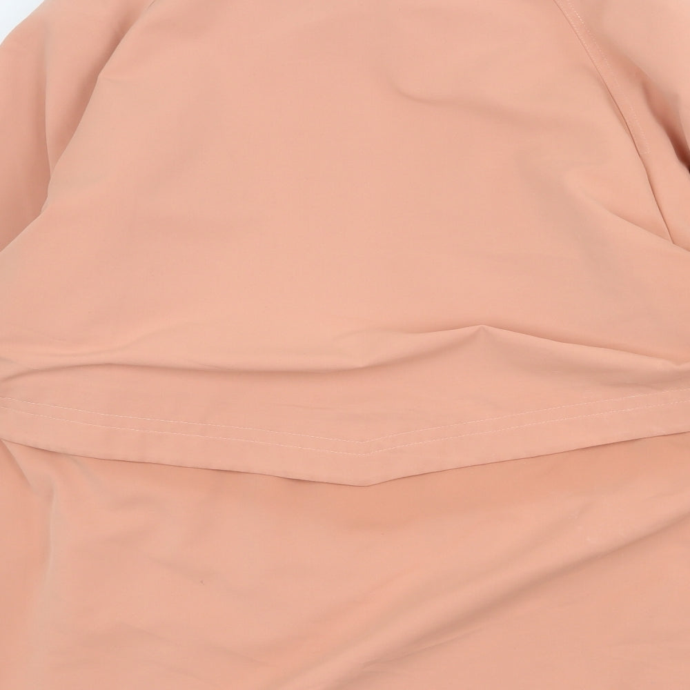 Marks and Spencer Womens Orange Anorak Coat Size 10 Zip
