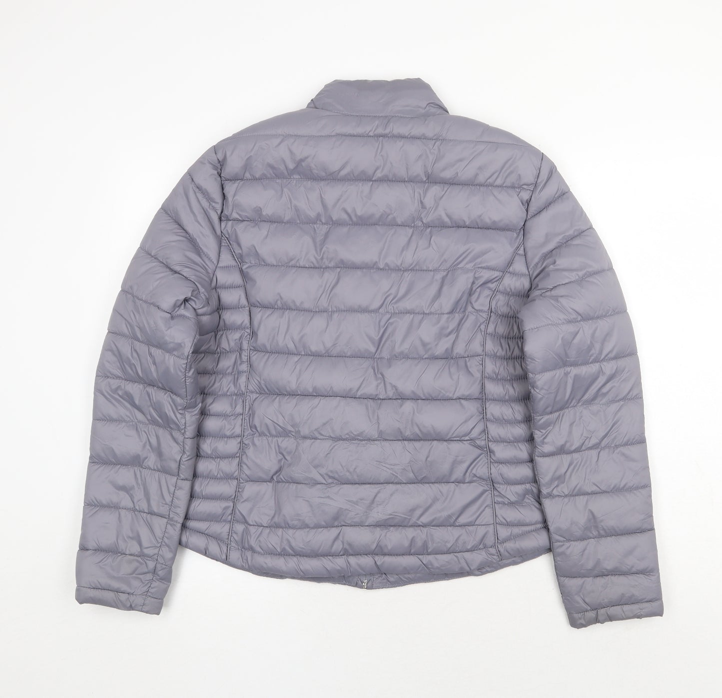 Atmosphere Womens Green Quilted Coat Size L Zip - Size 14-16