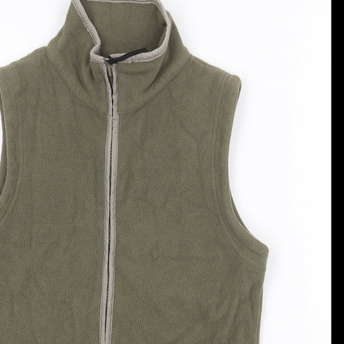NL Active Mens Green Gilet Waistcoat Size S Zip
