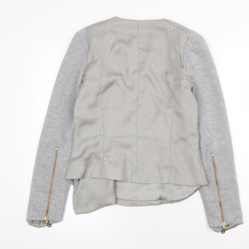 Snob Womens Green Jacket Size 8 Zip