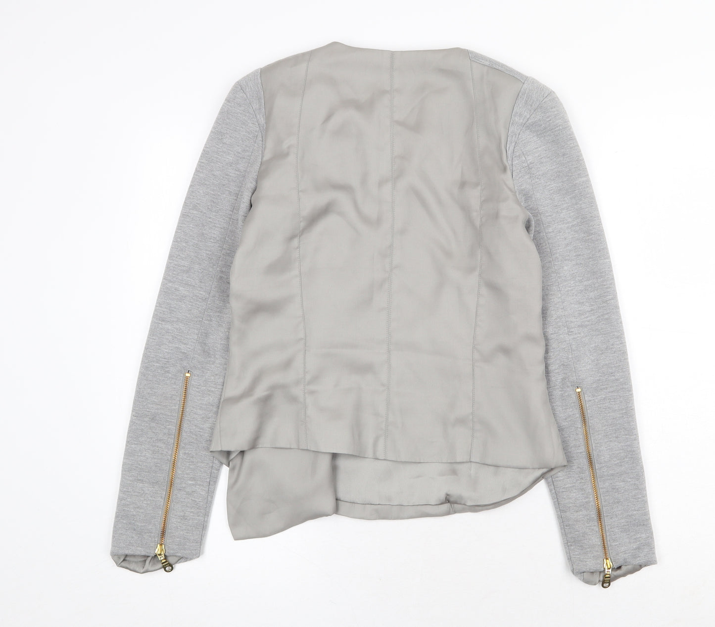 Snob Womens Green Jacket Size 8 Zip