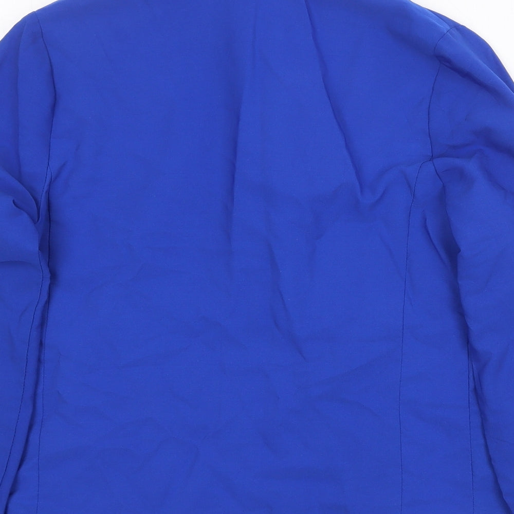 New Look Womens Blue Jacket Blazer Size 8