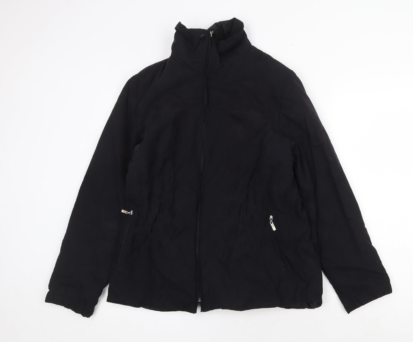 Klass Womens Black Jacket Size M Zip