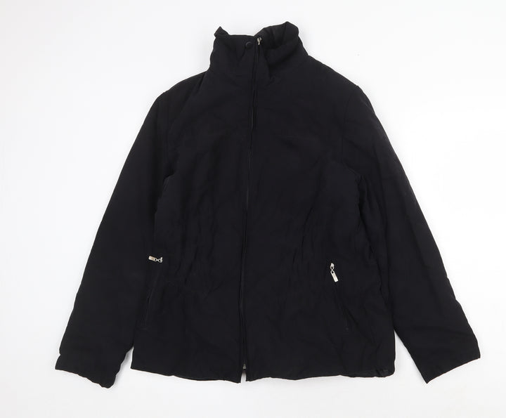 Klass Womens Black Jacket Size M Zip