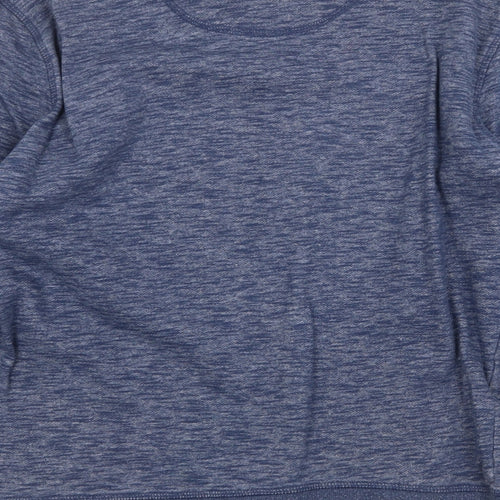 EDC Mens Blue Cotton Pullover Sweatshirt Size S