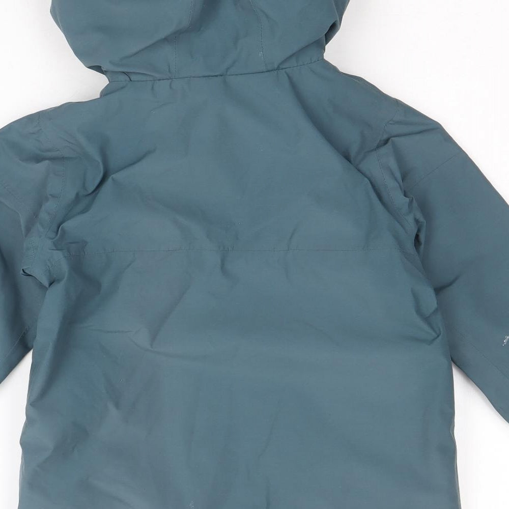 NEXT Boys Blue Windbreaker Coatigan Size 4 Years Zip