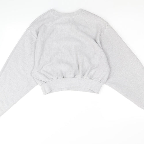 Pacific Republic Womens Grey Polyester Pullover Sweatshirt Size M Pullover - Stay Grateful