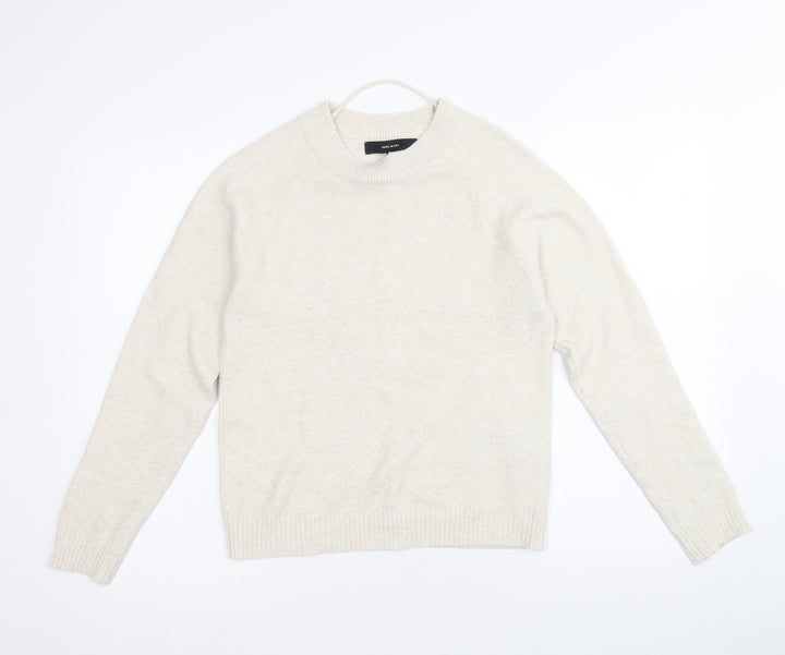 Vera Moda Womens Beige Round Neck Polyester Pullover Jumper Size S