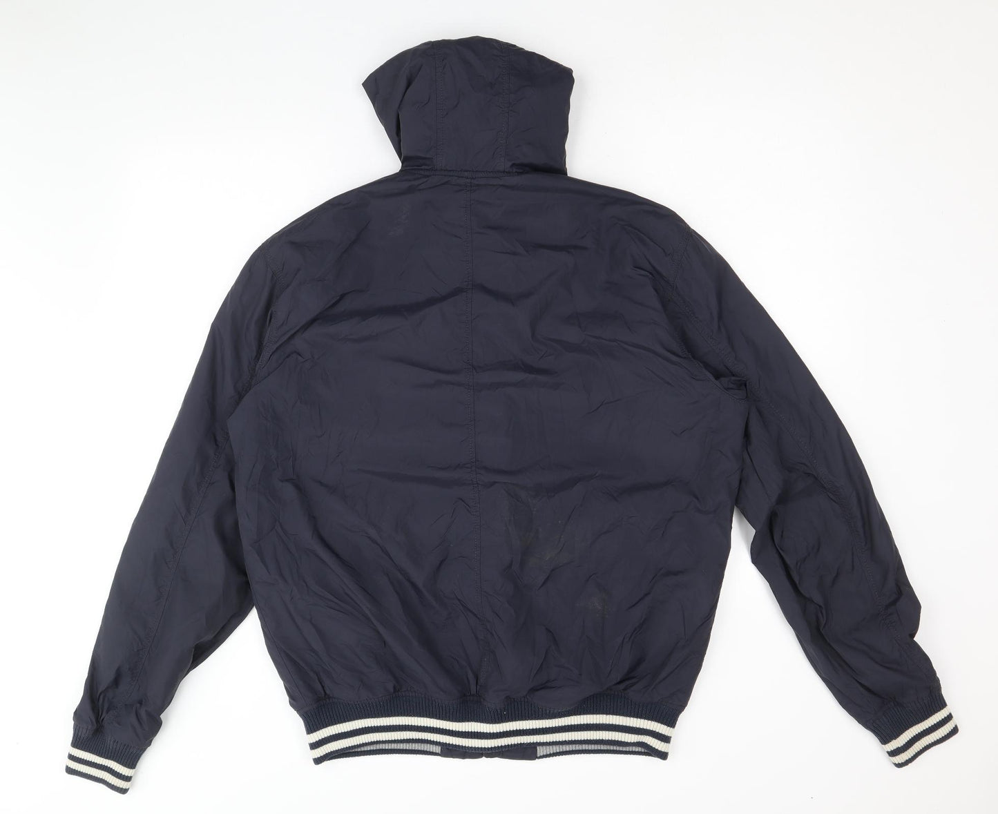 L.O.G.G Mens Blue Bomber Jacket Jacket Size L Zip