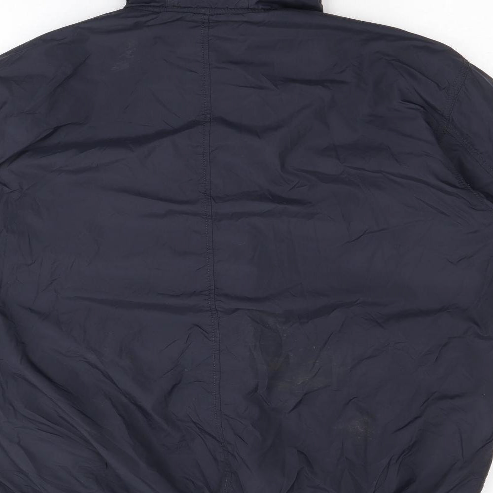 L.O.G.G Mens Blue Bomber Jacket Jacket Size L Zip