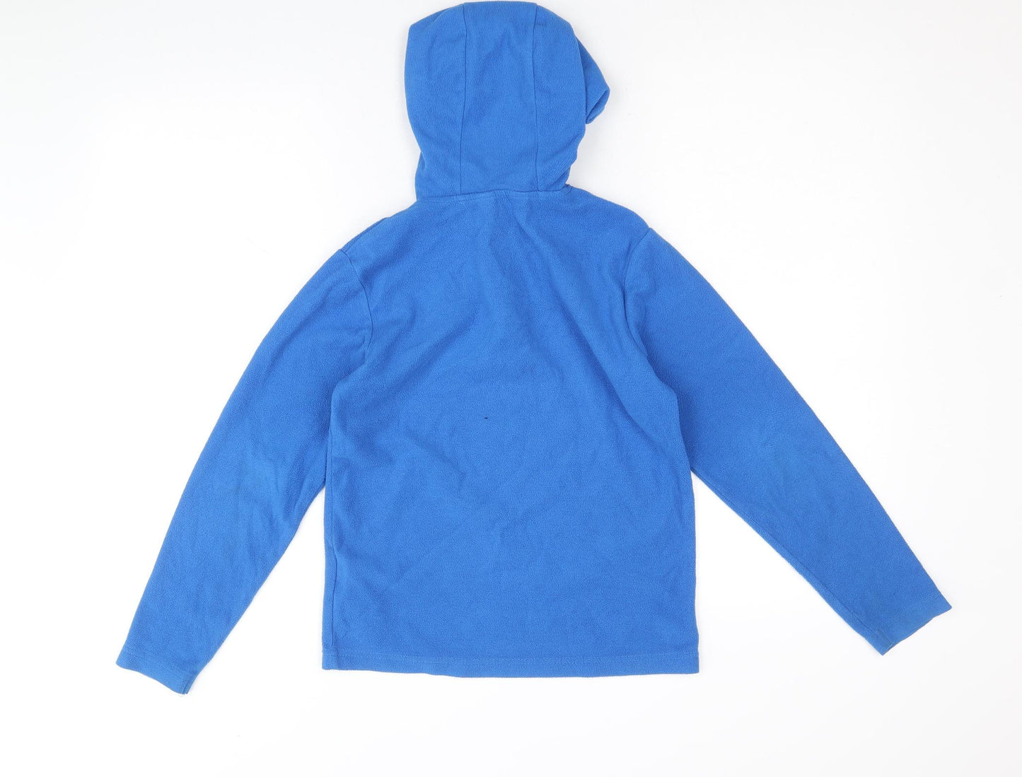 Mountain Warehouse Boys Blue Polyester Pullover Hoodie Size 9-10 Years Zip