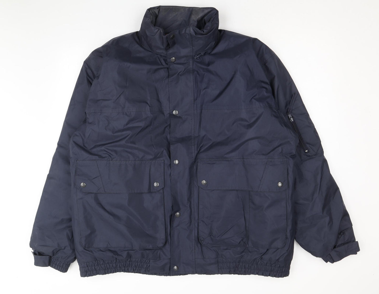 Union Hardwear Mens Blue Jacket Size 2XL Zip