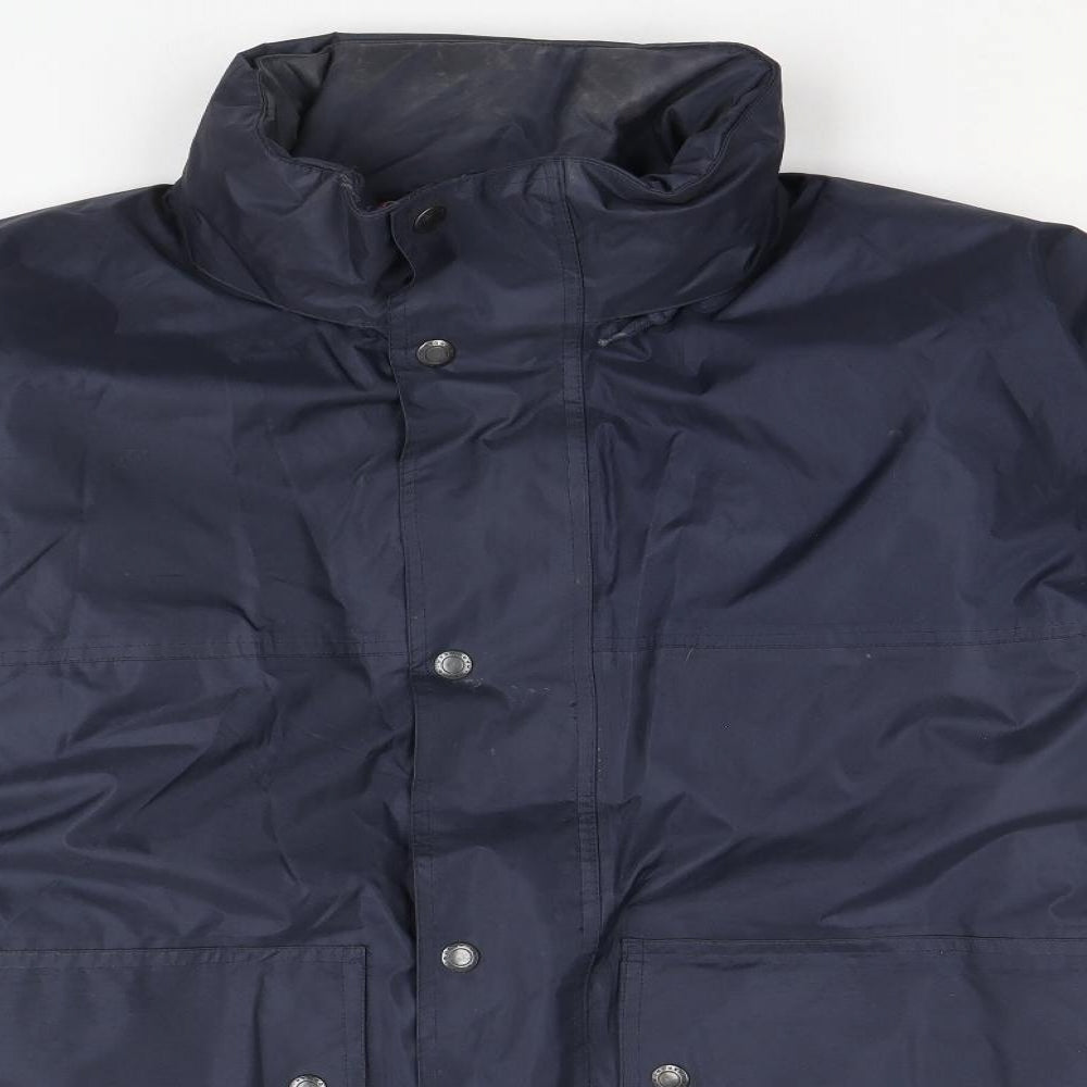 Union Hardwear Mens Blue Jacket Size 2XL Zip