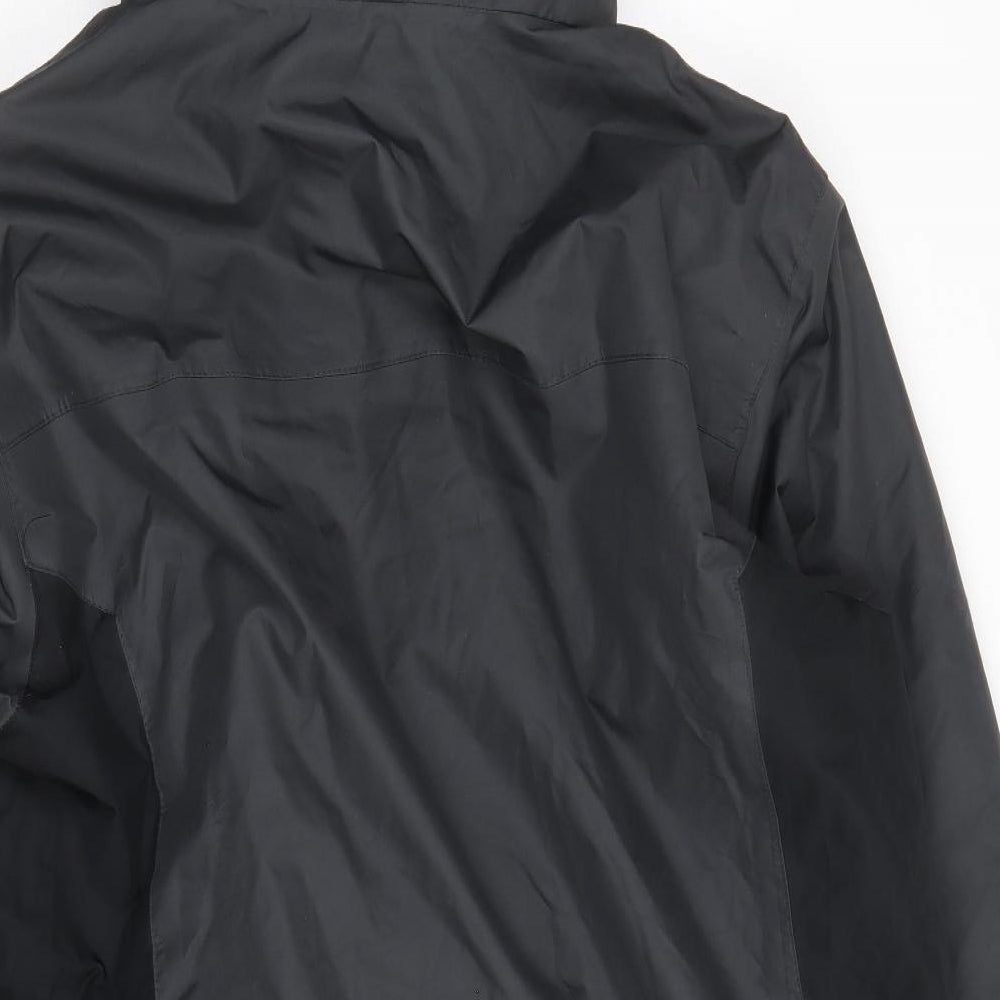 Gelert Mens Black Rain Coat Coat Size XL Zip
