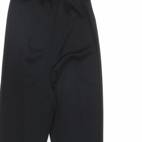 PRETTYLITTLETHING Womens Black Polyester Dungaree One-Piece Size 8 Pullover