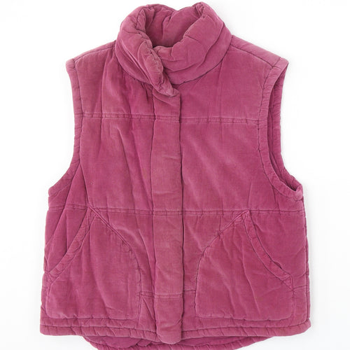 Mod-o-Doc Womens Pink Gilet Jacket Size S Zip