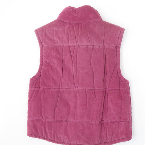 Mod-o-Doc Womens Pink Gilet Jacket Size S Zip