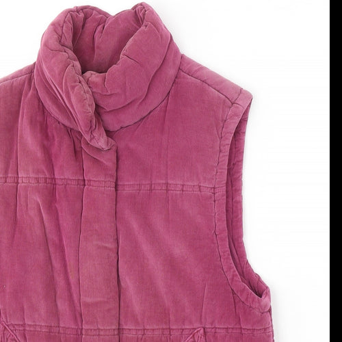 Mod-o-Doc Womens Pink Gilet Jacket Size S Zip