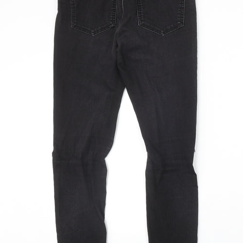 Insight Womens Black Cotton Skinny Jeans Size 8 Regular Zip