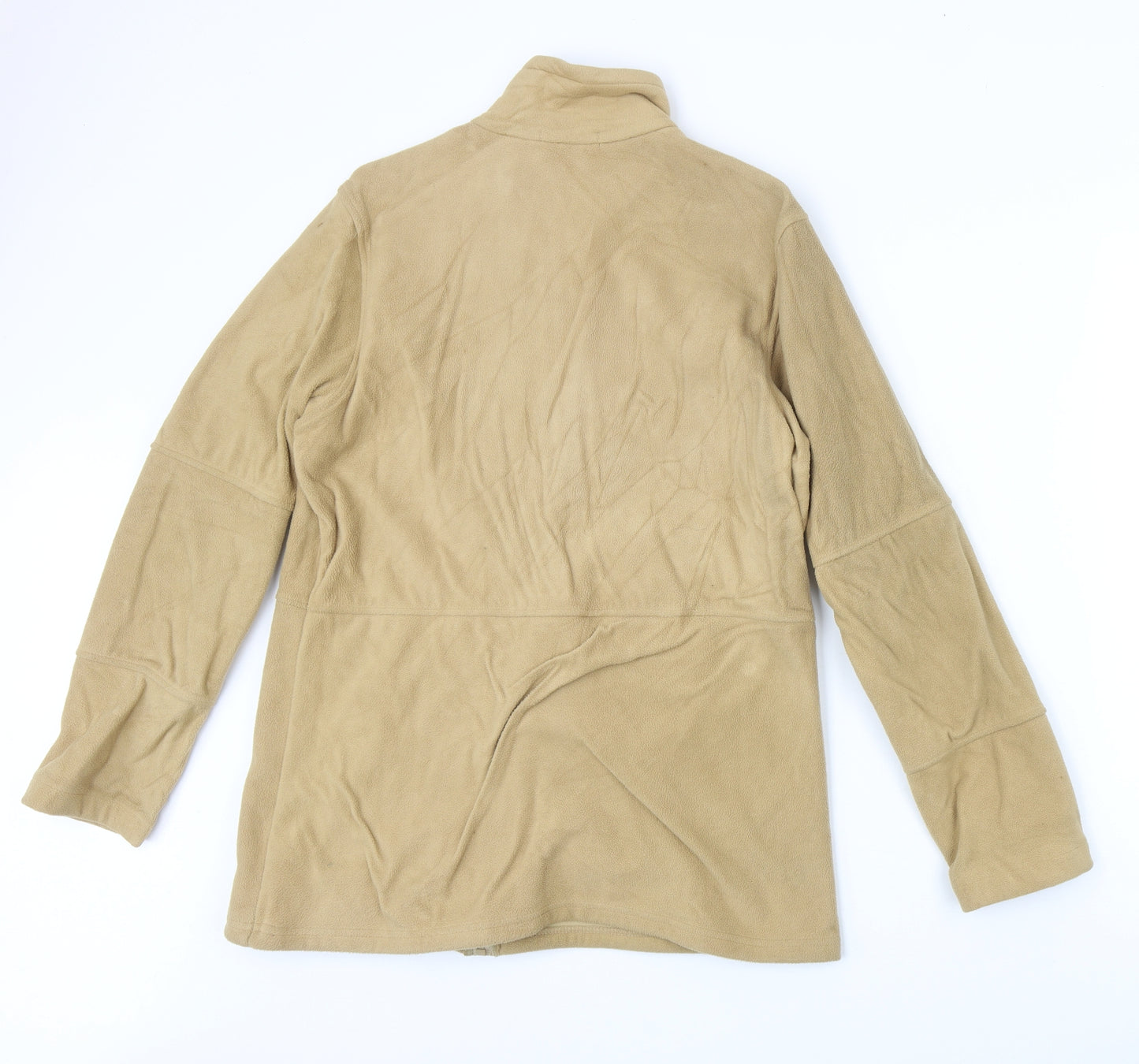 Marks and Spencer Womens Beige Jacket Size 14 Zip